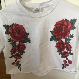 rose crop top